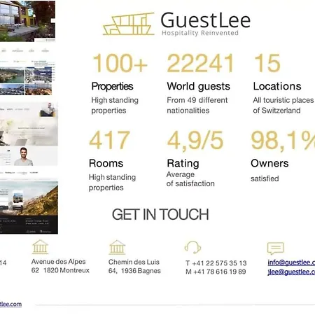 Luxury In With Panoramic Views By Guestlee * Montreux